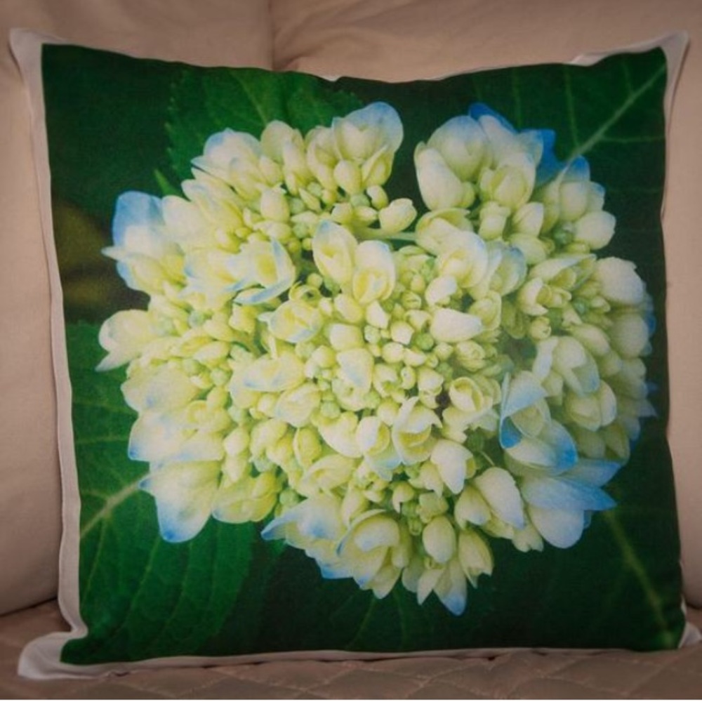 Limited Edition 16”x16” Hydrangea Pillow Cover
